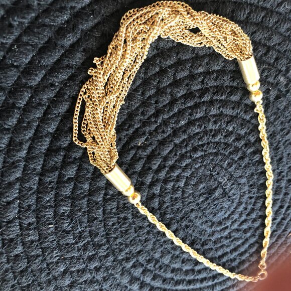 gold chain choker - Picture 3 of 5